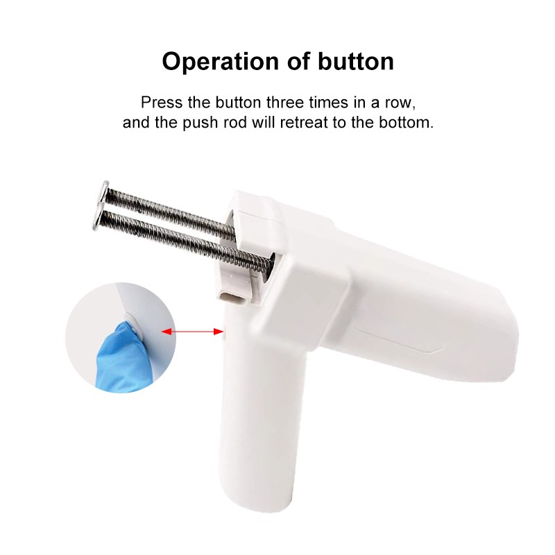 Dental Electric Adjustable Speed Silicone Rubber Dispensing Gun Fit 50nl 1:1/2:1