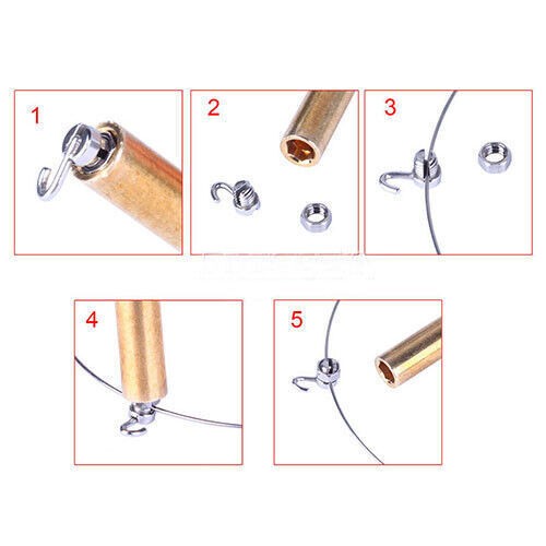 Dental Crimpable Hooks Stops Stainless Steel Hook Arch Wire Stop Lock Left/Right
