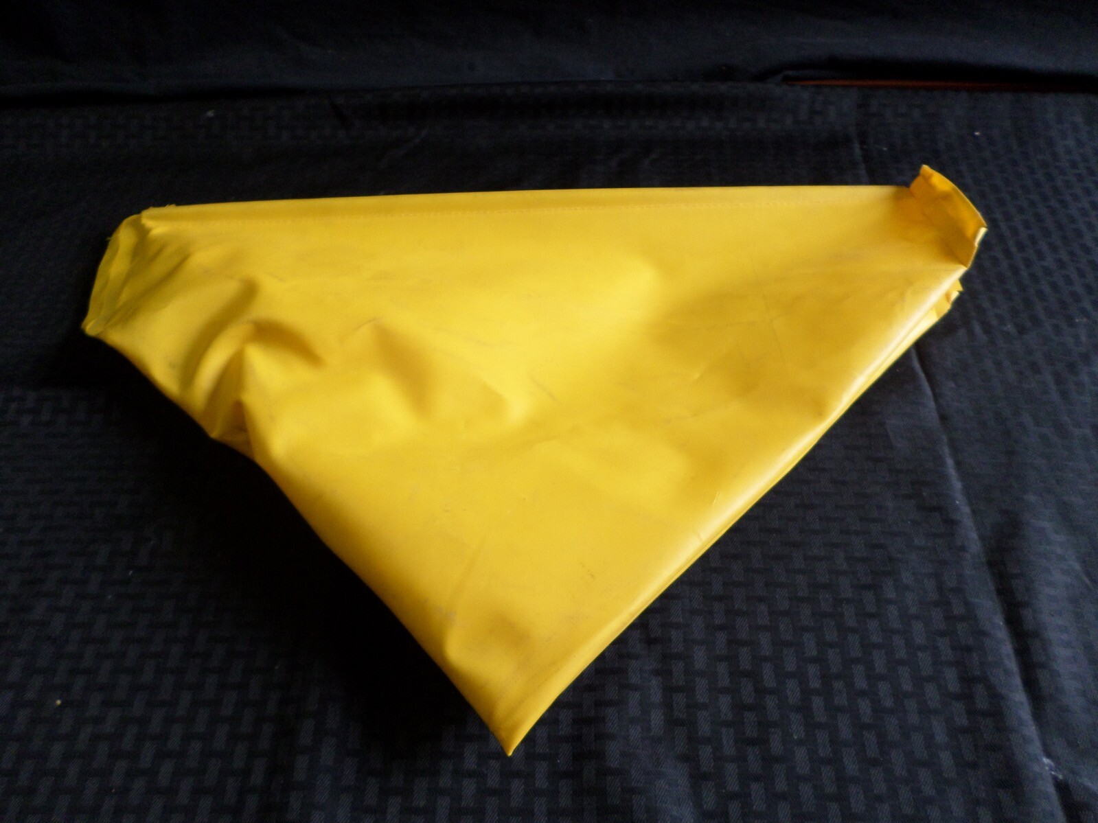 Laboratory PVC Yellow Square Canopy Cover 24″ x 24″ x 5” Folds to Triangle