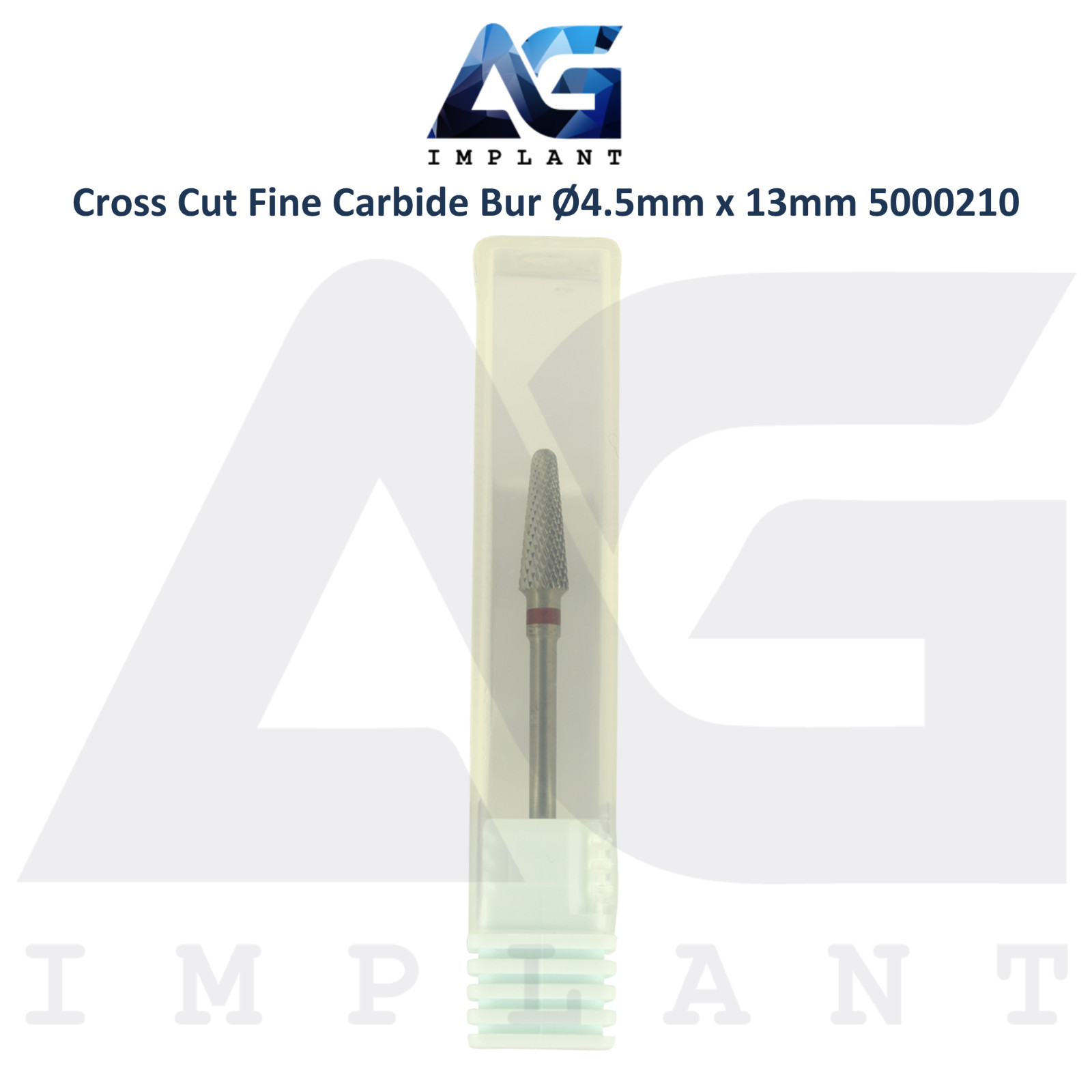 Dental Wilson Cross Cut Cone Fine Bur Ø4.5x13mm Tungsten Carbide 5000210
