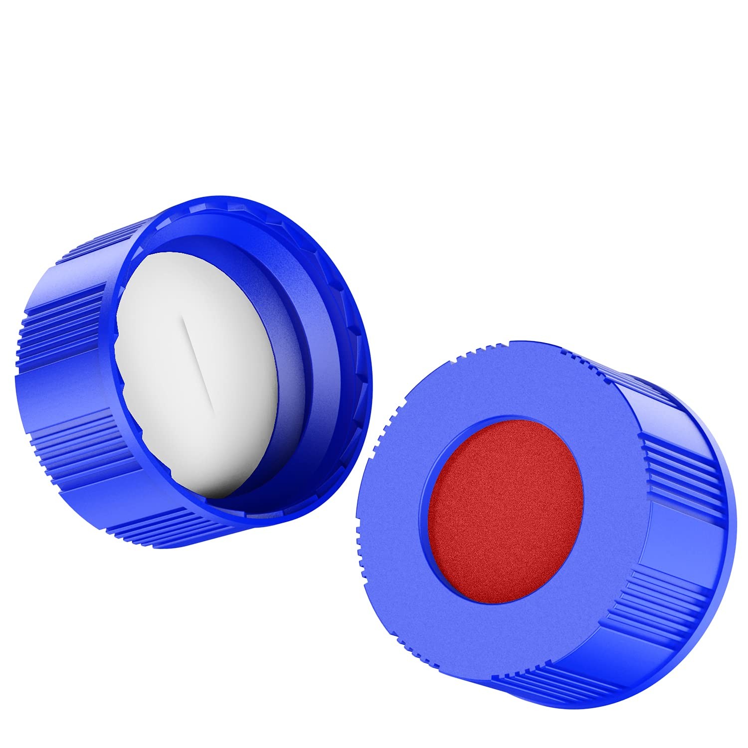 Autosampler Vial Screw-Thread Caps 9mm Polypropylene with PTFE Septa