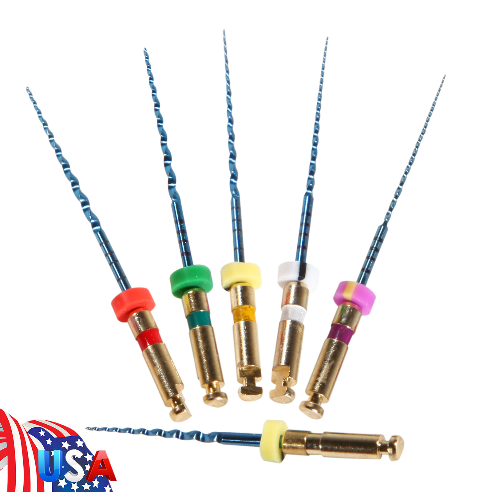 Dental Endo Endodontic File Engine Rotary Root Canal NiTi Files 25MM Flexible