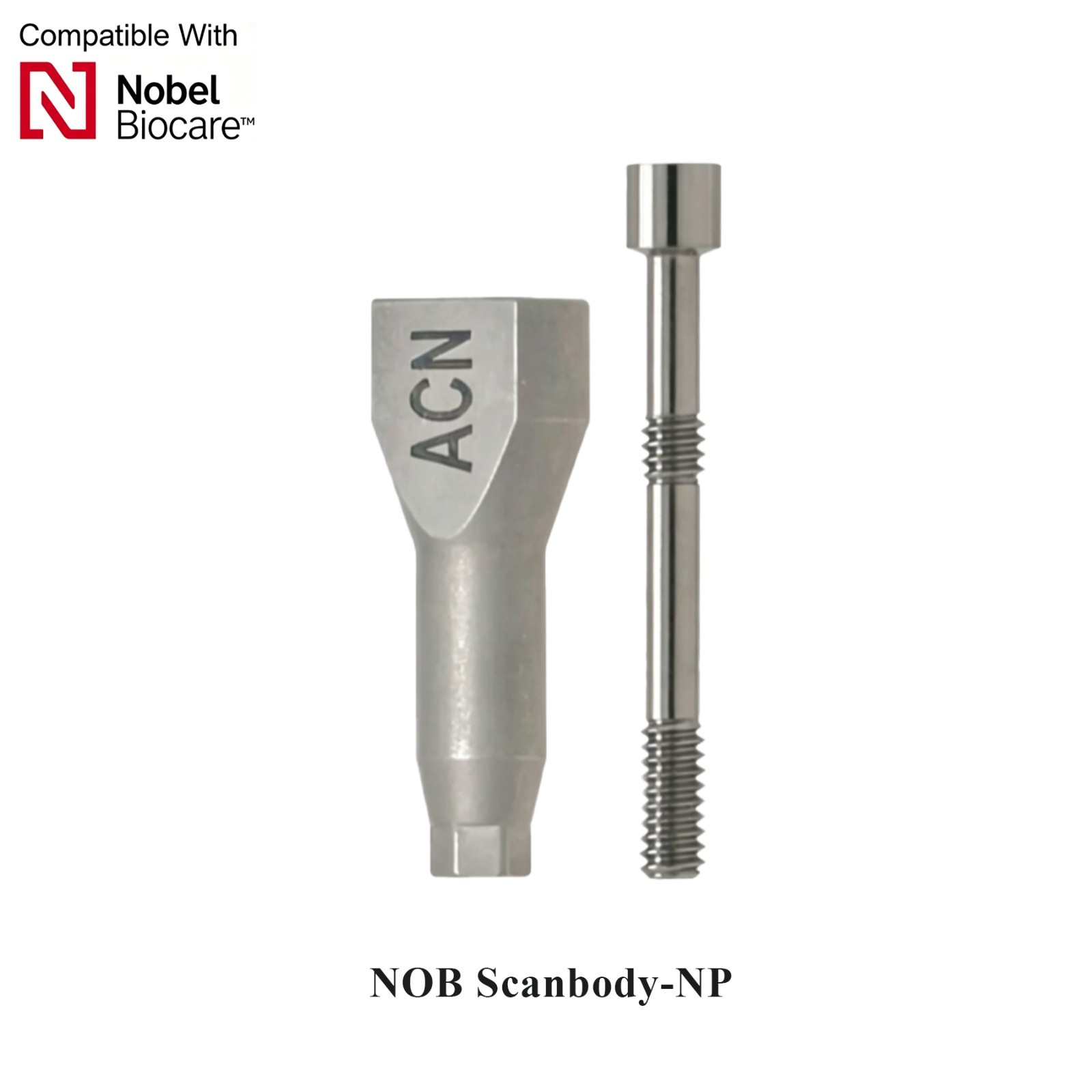 Dental Impression Coping Transfer Tray/Scan/Body/Analog Fit Nobel Active RP/NP