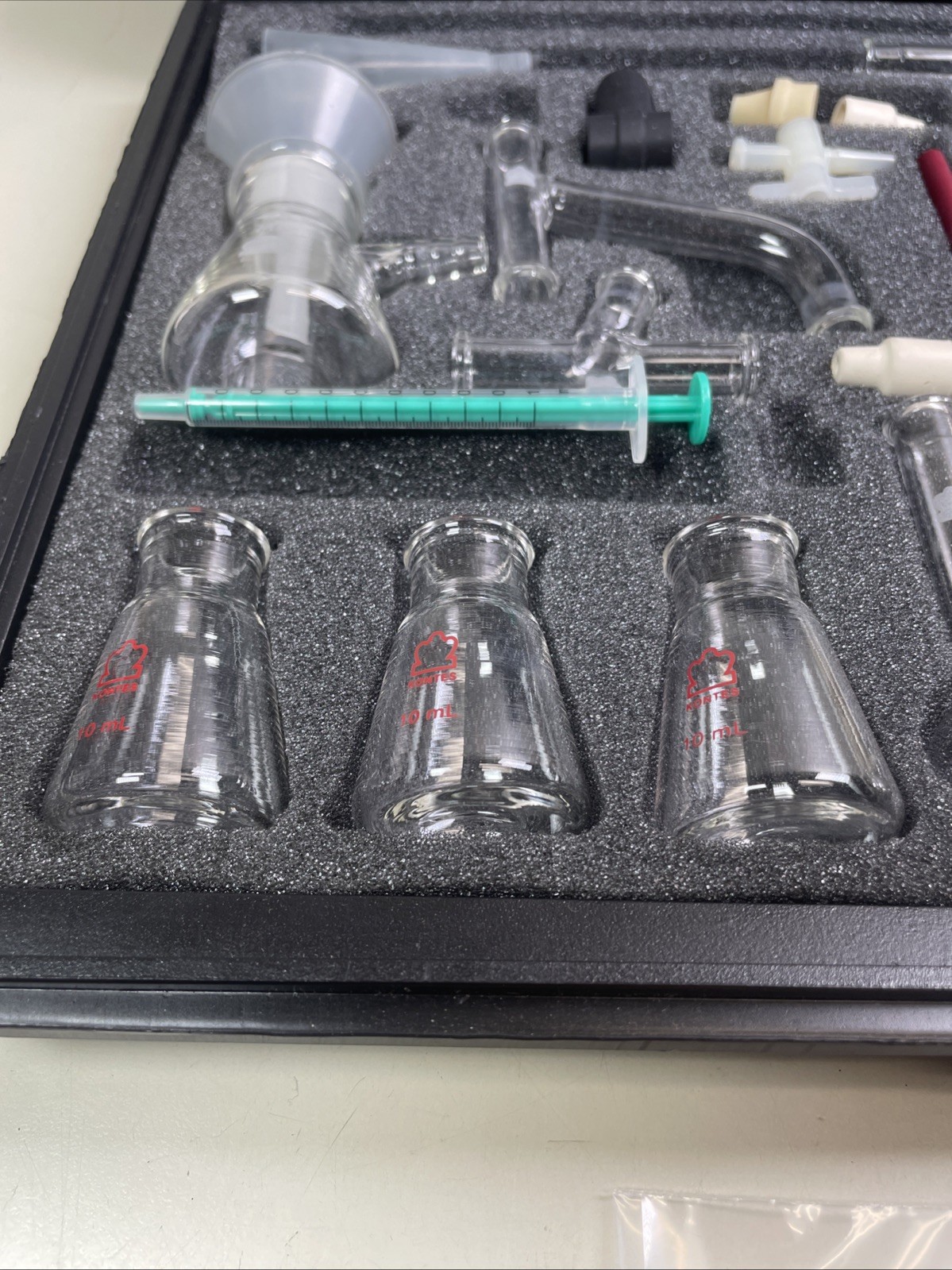 USED Kontes Microflex Williamson K-748000-0000 Chemistry Kit 16pc Glass + More 3