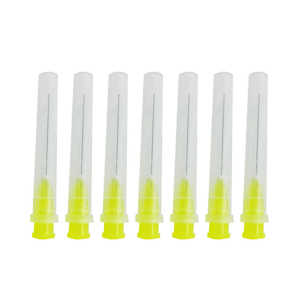 100pcs Dental Endo Irrigation Needle Tip 30GA End-Closed Side Hole Syringes LM2