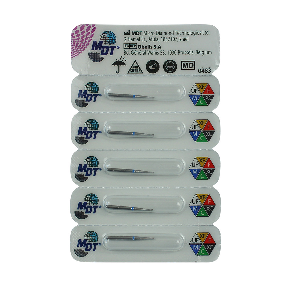 Dental MDT Inverted Cone 805 Short Head Safe Shank FG Diamond Burs 010 FG