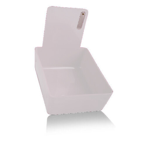 Plasdent 207MLP-9 Plastic Lab Pan Metal Clip 7-1/16″ X 5-5/8″ X 2/3″ Light Gray