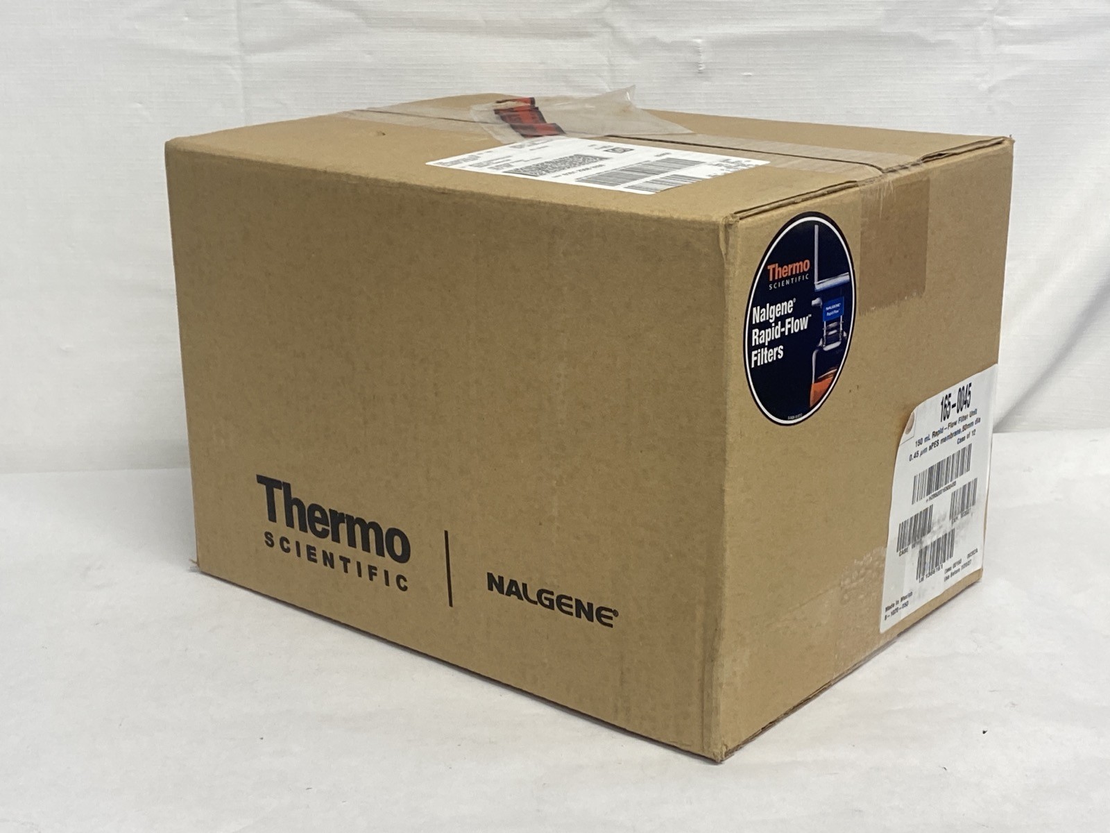 (12/Cs) THERMO NALGENE 150mL Rapid-Flow Filter Units 50mm 0.45um PES 165-0045