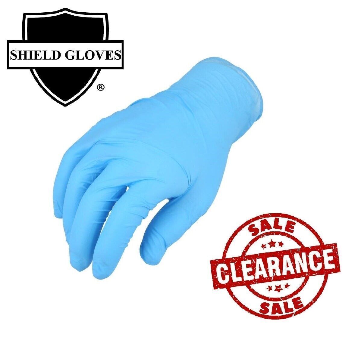 2000 Blue Nitrile Powder-Free Disposable Gloves X-Large 5 MIL Finger-Textured