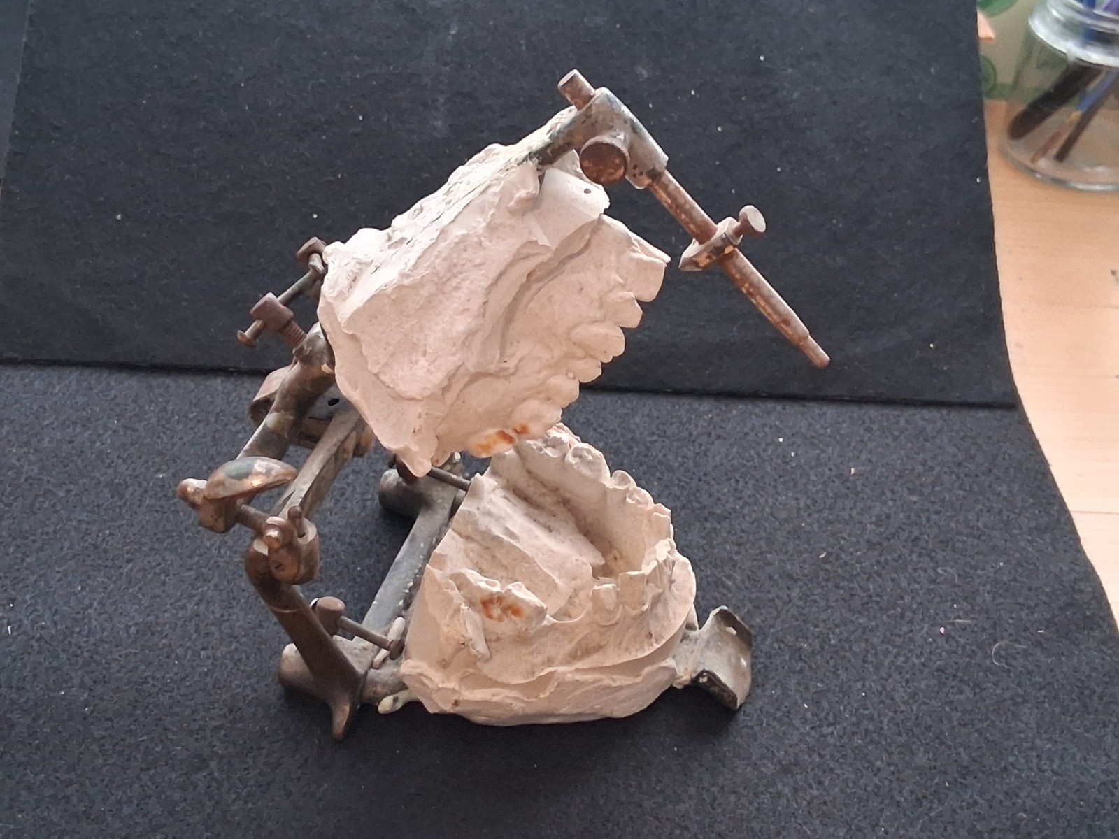 Antique dental articulator patented 1912. Dentists Supply co. New York