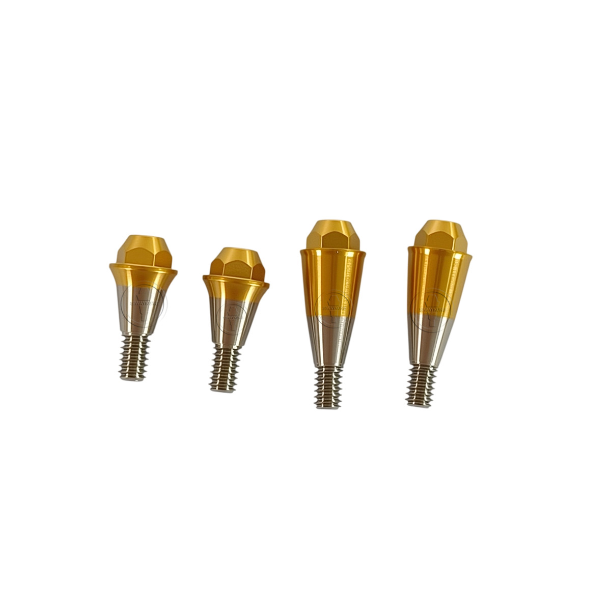 12 pcs Multi unit straight abutment fits to Den-tium superline platform D4.5/5.5