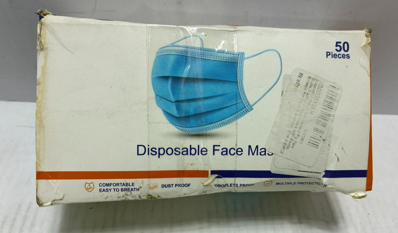 Disposable Face Masks Box of 50