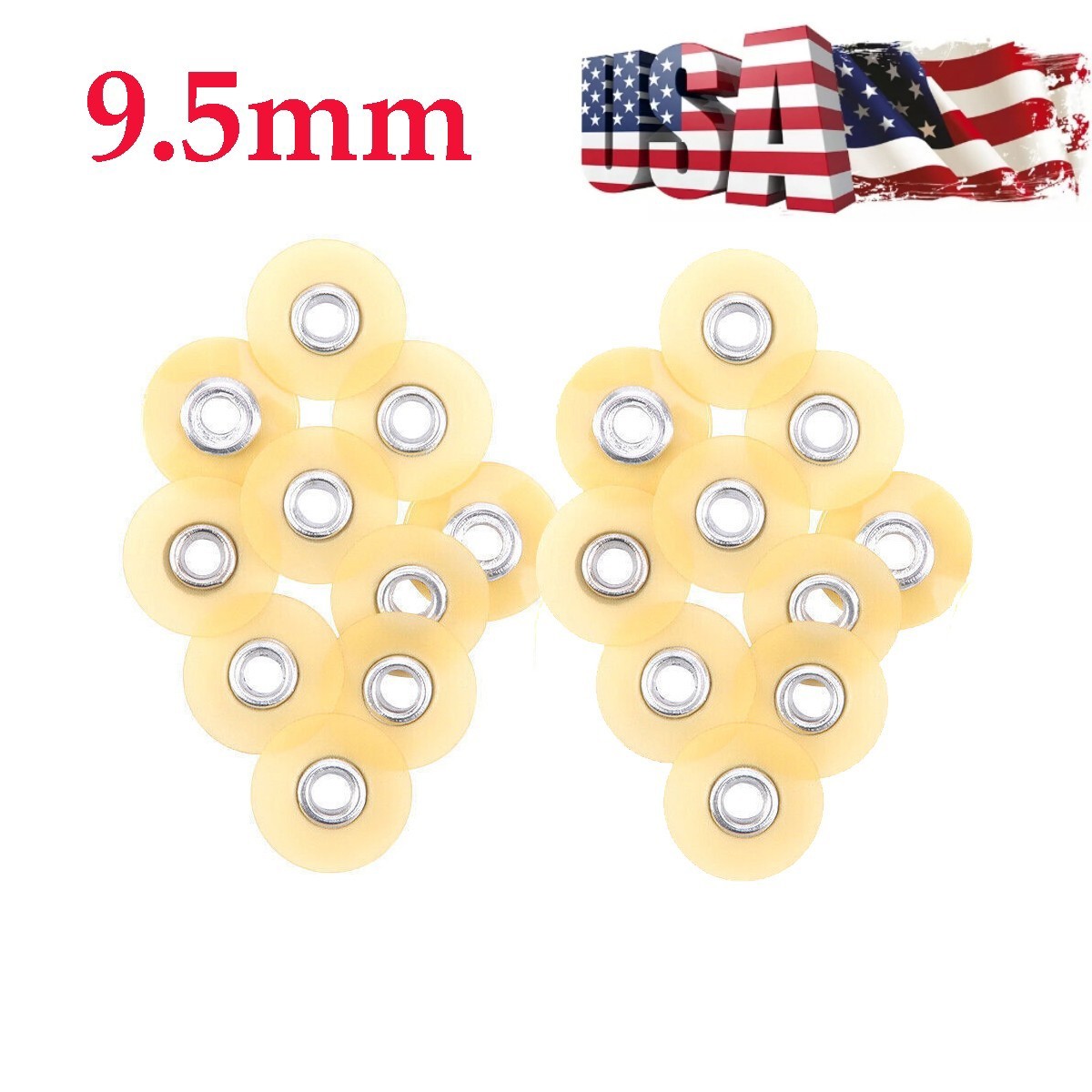 300PCS Dental Sof-Lex Composite Finishing Polishing Discs 9.5mm Superfine
