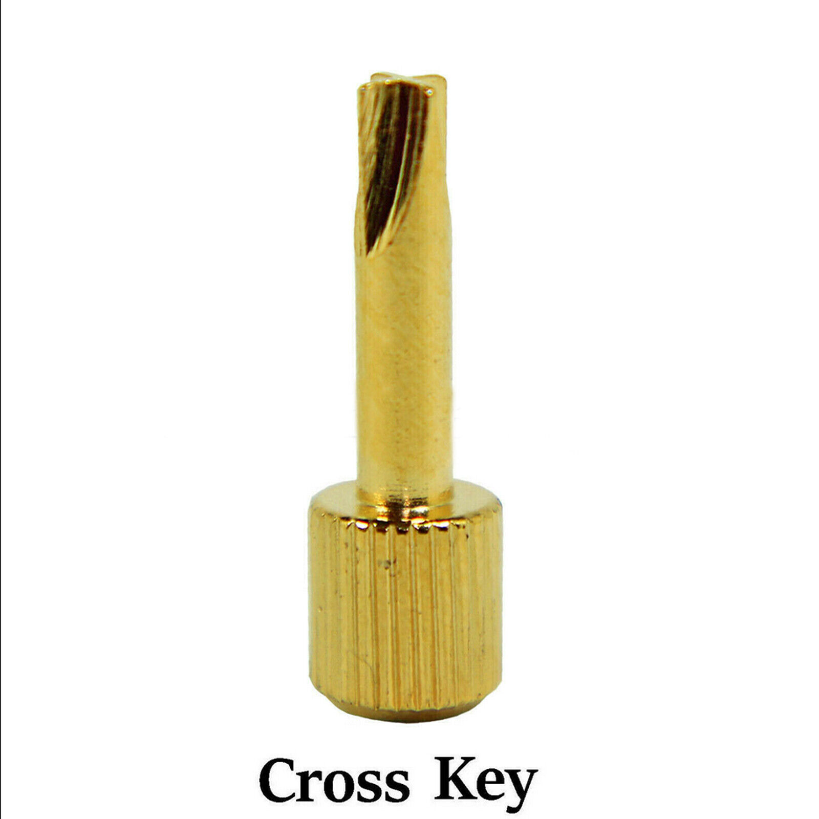 Dental Endodontics Screw Post Root Dentatus Cross Key Driver Wrench Gold Plated