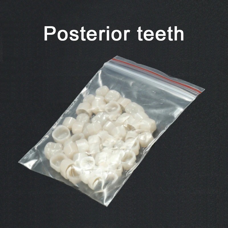1 Box False Teeth Crown Repair Kit Dental Anterior Veneers Fake Tooth Cap Crown