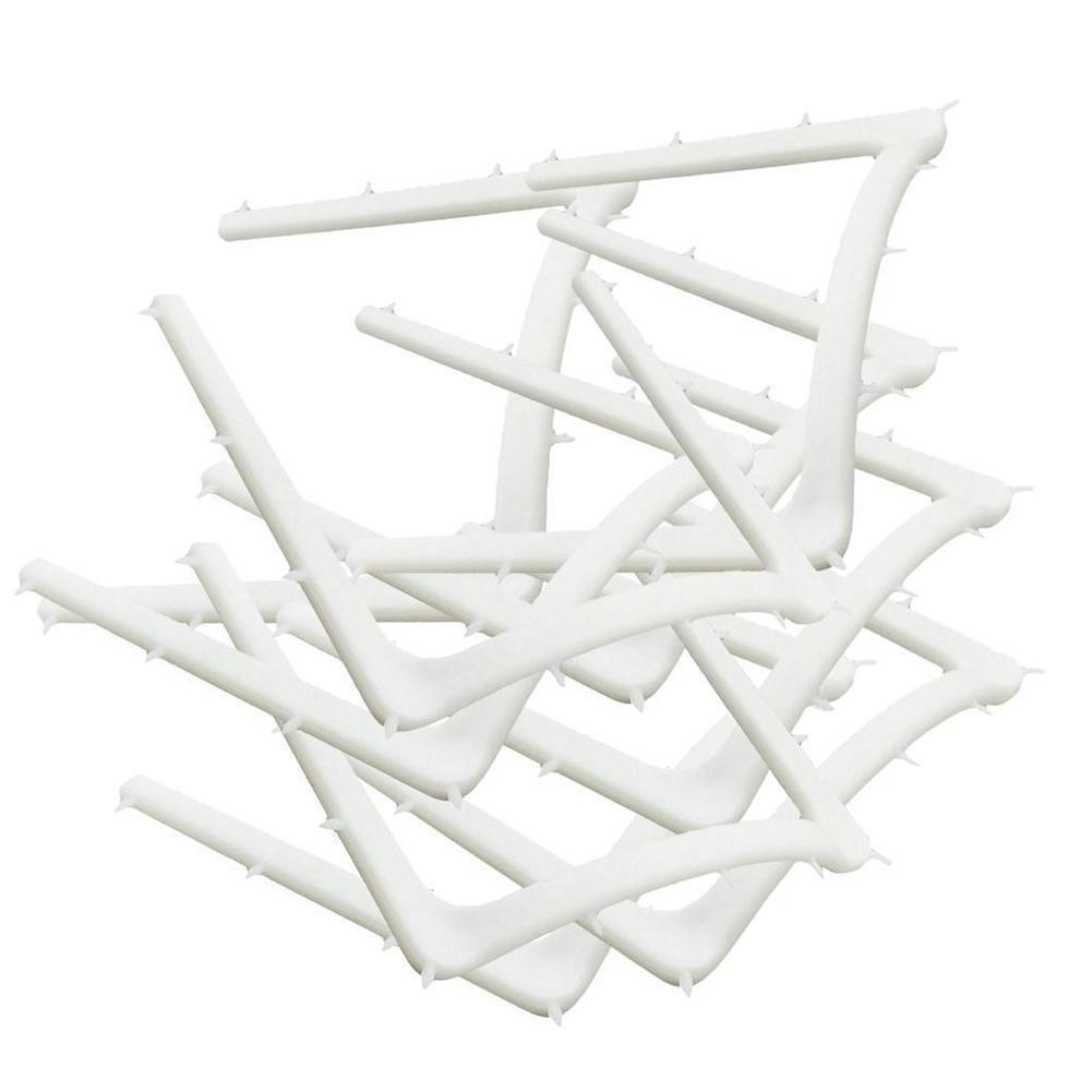 100x Dental Autoclavable Plastic Rubber Dam Sheets Frame Holder U-Shape Bracket