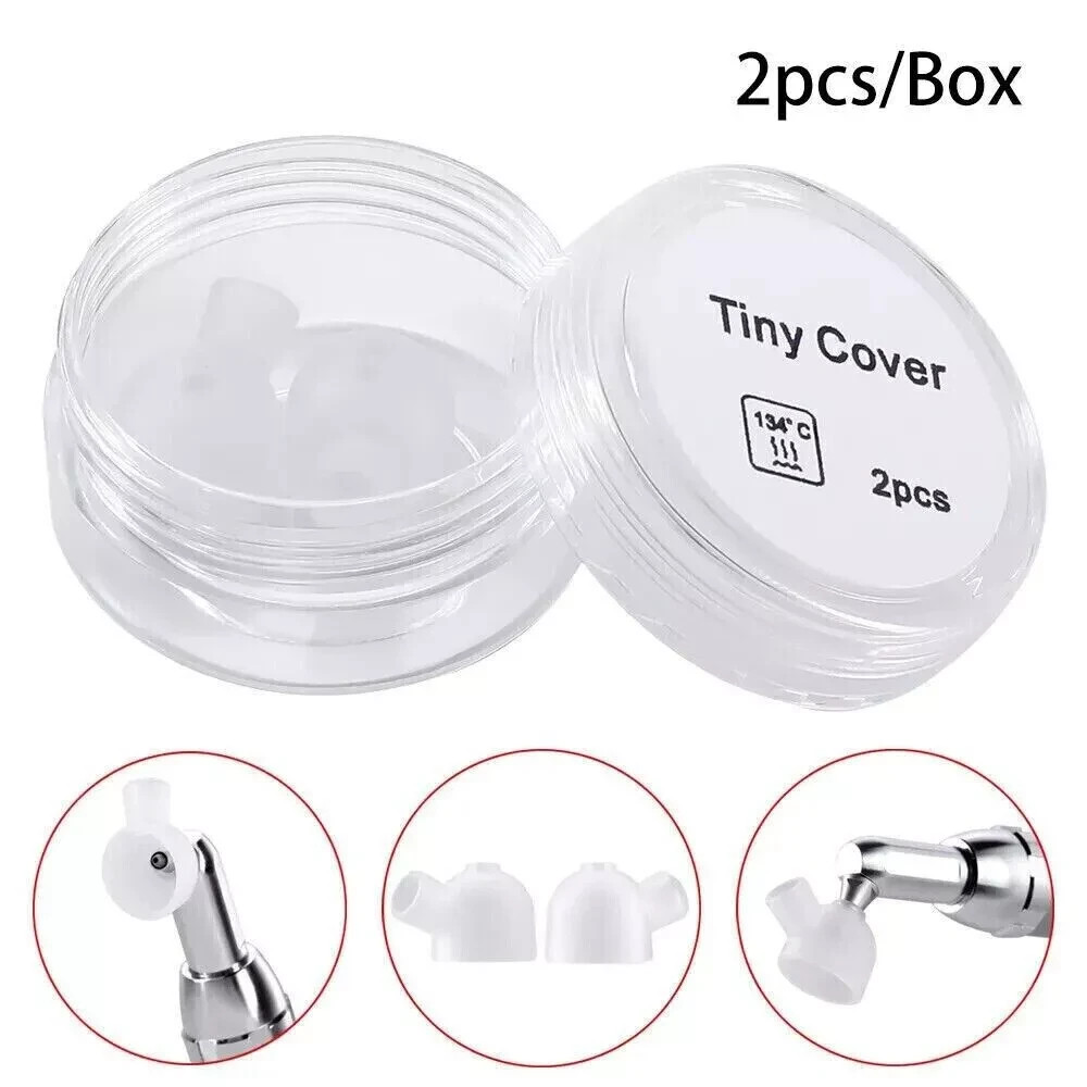2 Pcs/Pack Dental Sandblasting Gun Tiny Cover Sandblaster Micro Dust Proof Cap