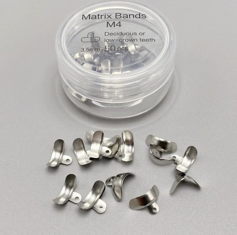 15 Type Dental Matrix Bands Palodent V3 Style Sectional Contoured Matrices 50Pcs