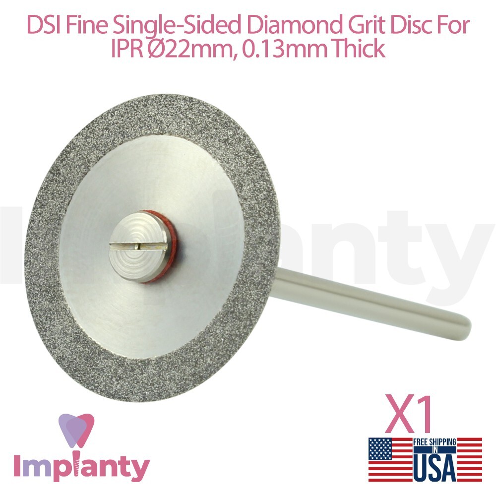 Dental Fine Grit Diamond Coated Separator IPR Flexible Discs Ø22mm Lab