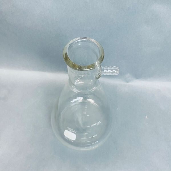 Corning Pyrex Filter Flask Heavy Wall with Sidearm Hose Barb