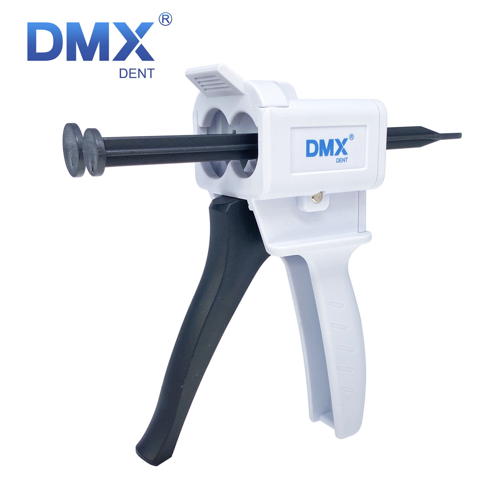 1-10X Dental Impression Mixing Gun Cartridge Dispenser for PVS Material 1:1/2:1