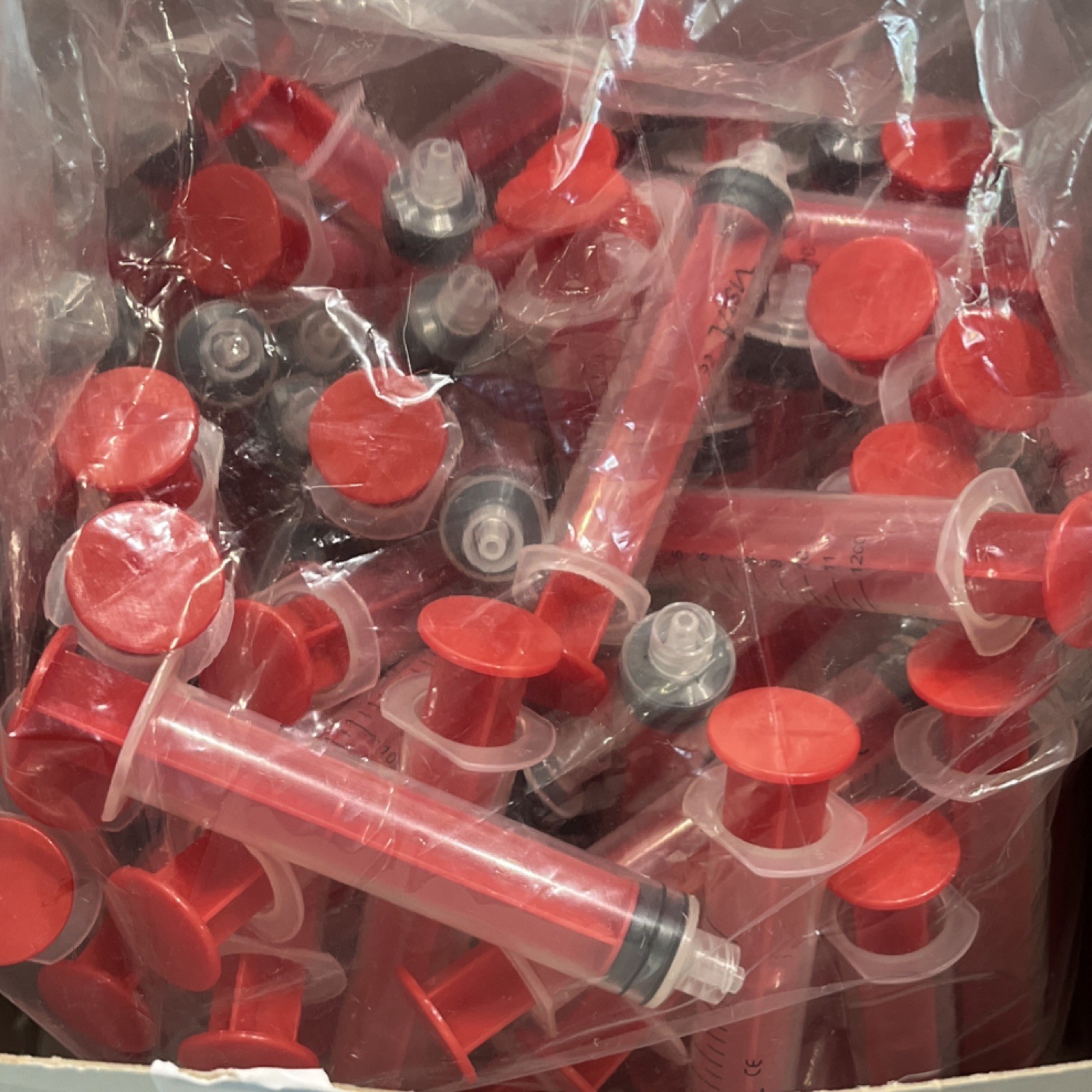 Vista Dental Products Color Coded Syringes 12cc Luer Lock Tip Dental Laboratory