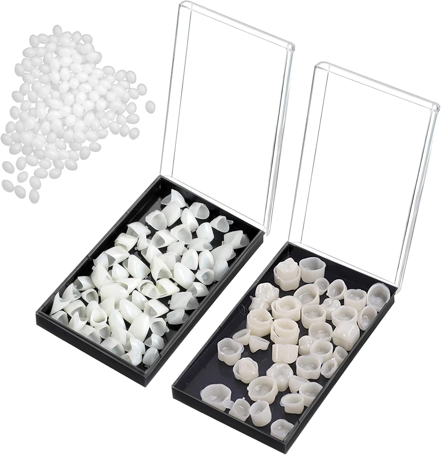 120 Pieces Fake Tooth Cap Crown Veneers Front Back 60pcs front and back