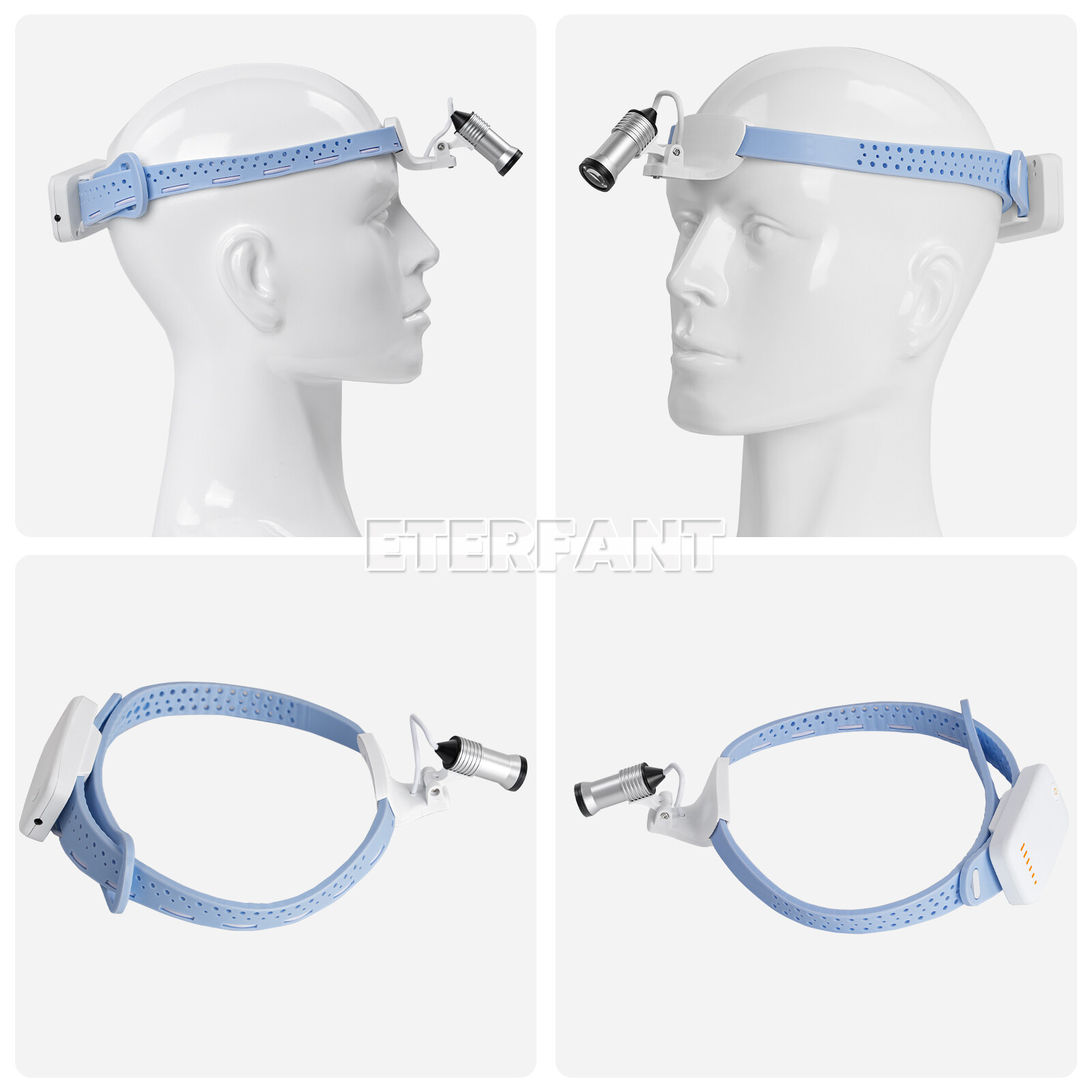 ETERFANT Portable Lightweight Silicone Headlamp Dental Surgery Medical 5W LED