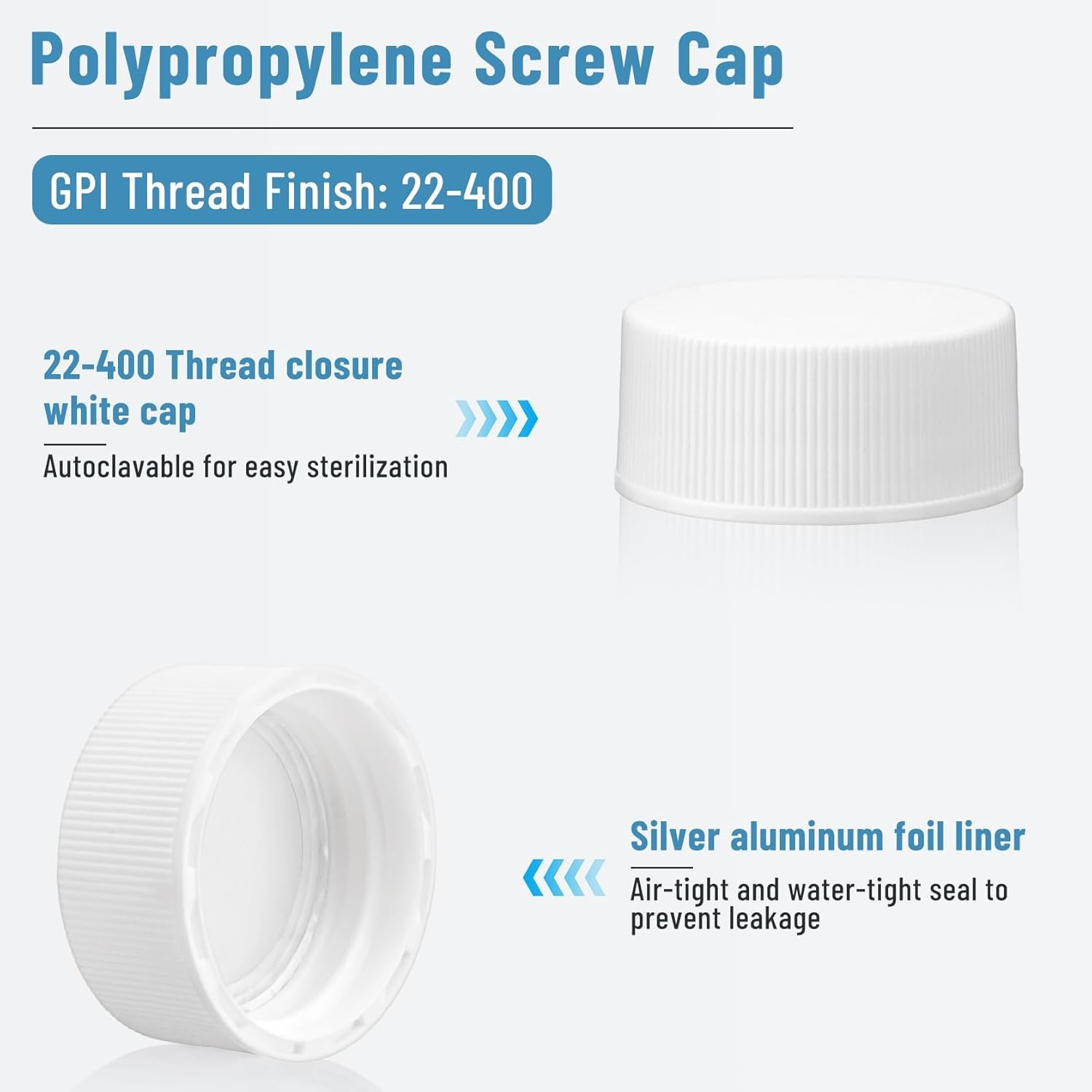 100pcs 20ml Scintillation Vials Plastic HDPE Counting Vials Small Sample Vials