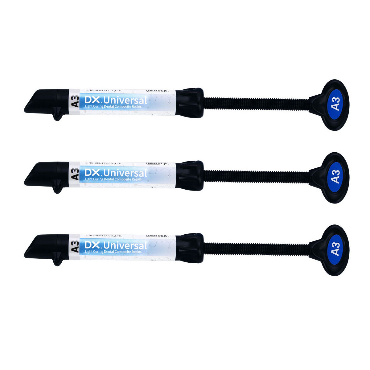 Dentex Dental Cure Light Curing Composite Resin 4g/Syringe Universal