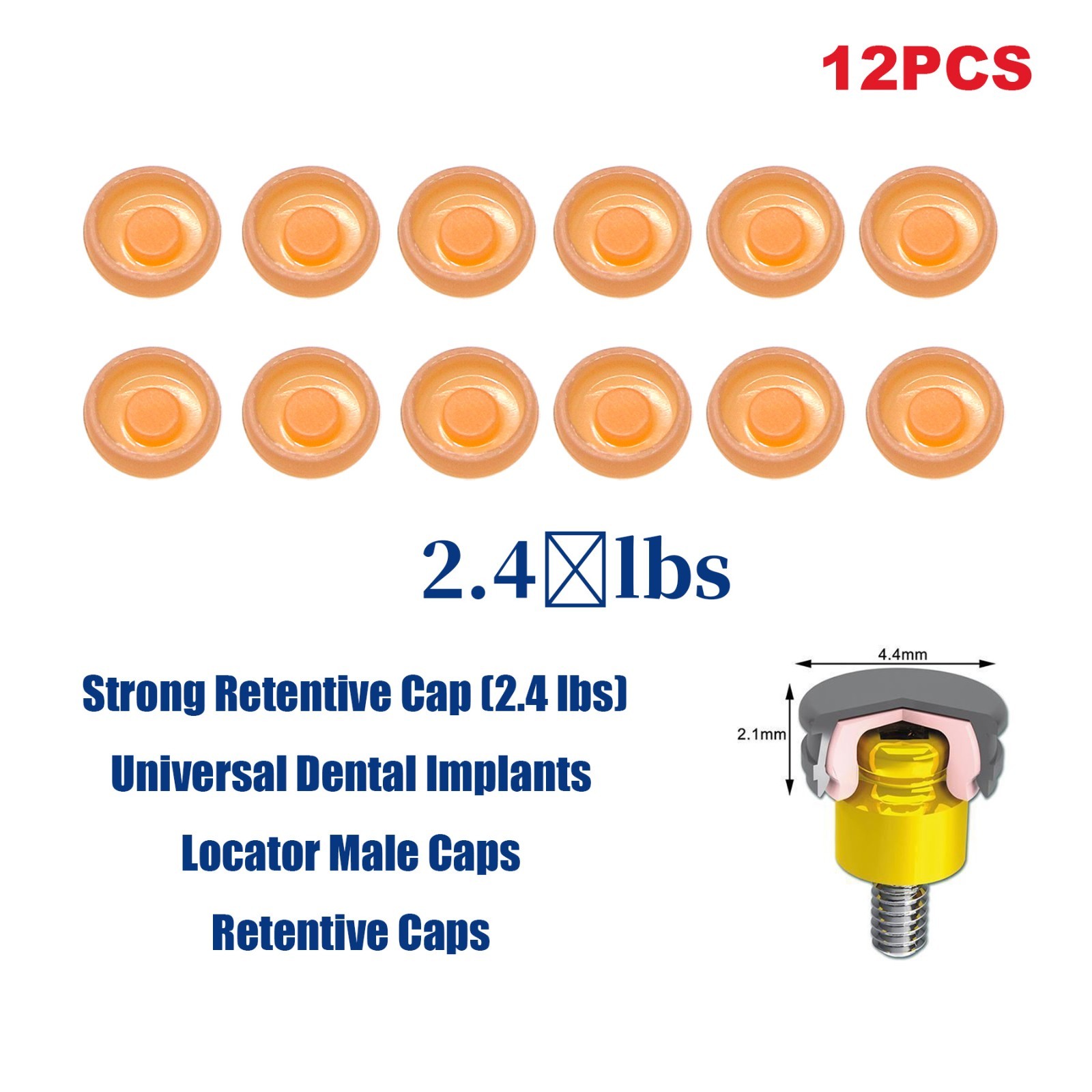 US Dental Overdenture Locator Core Tool Abutments Retention Caps Implant Inserts