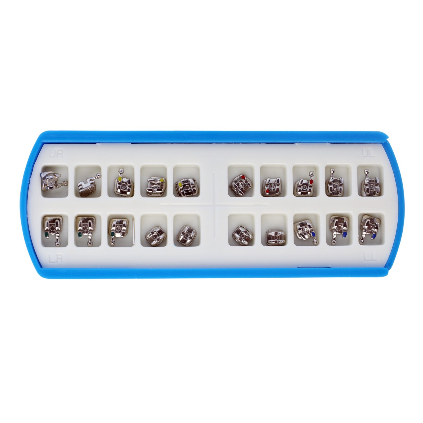 10 Kits Metal Orthodontic Brackets Creative Dental Mini Roth 022 345 With Hooks