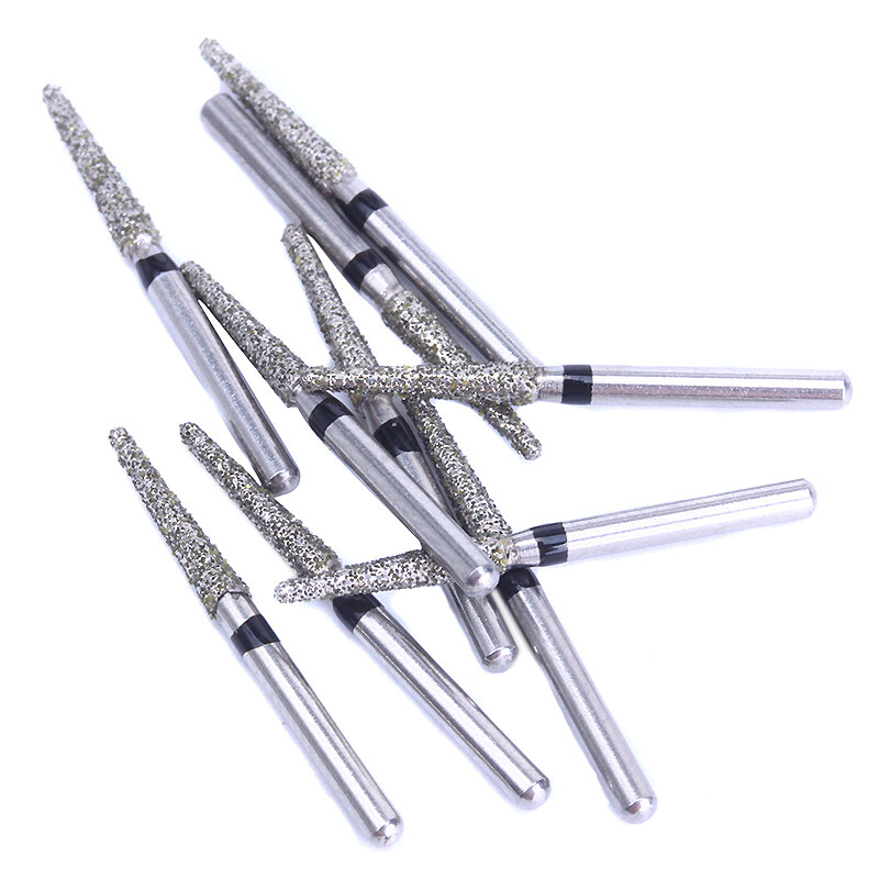 10pcs/kit AZDENT Dental High Speed FG Super Coarse Diamond Burs Preparation