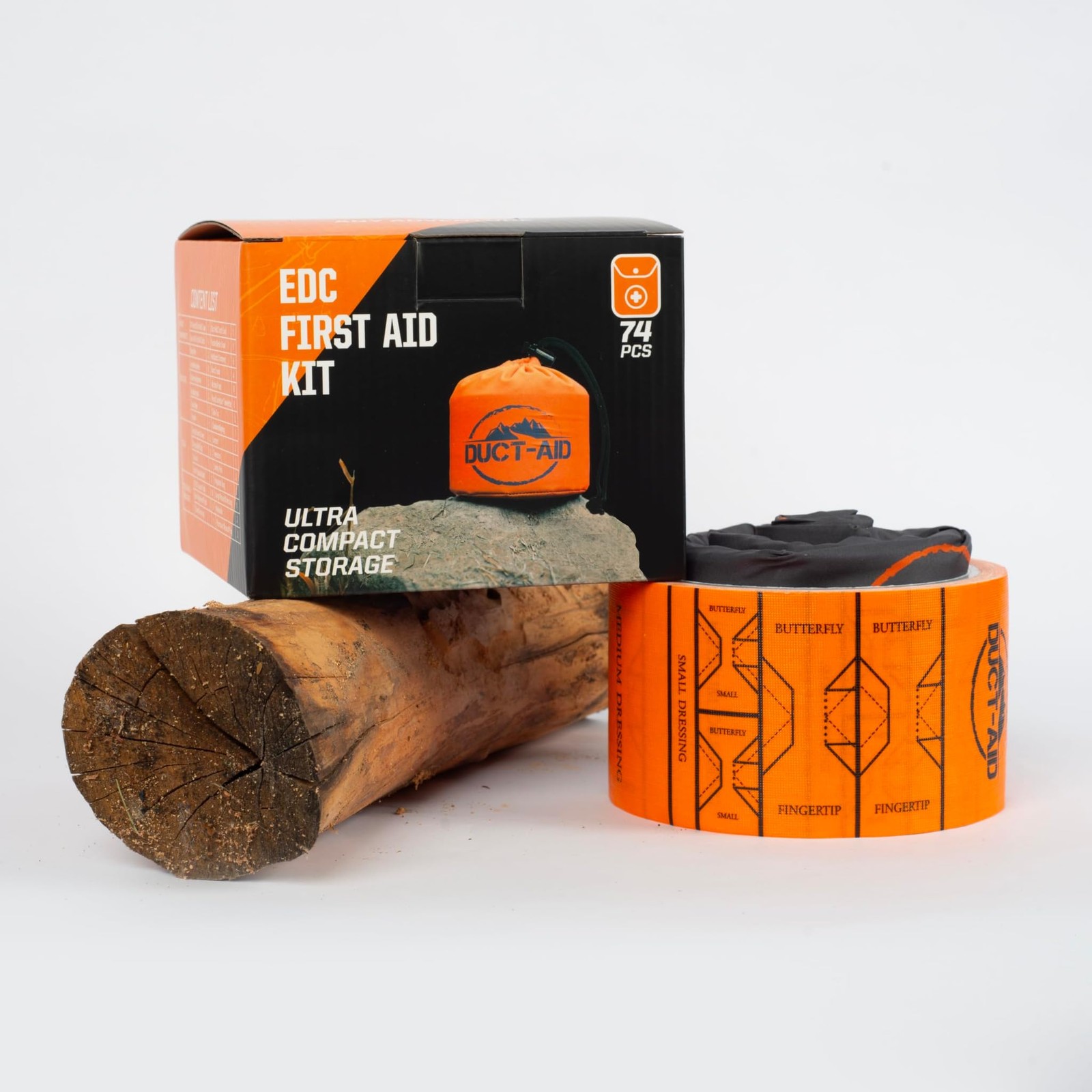 Duct-Aid Compact First Aid Kit Medical Grade Adhesive Emergency Response Kit 1