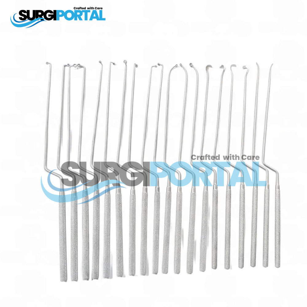 Hardy Pituitary Neuro Curettes Set 20 Pcs Stainless Steel Surgical Instruments