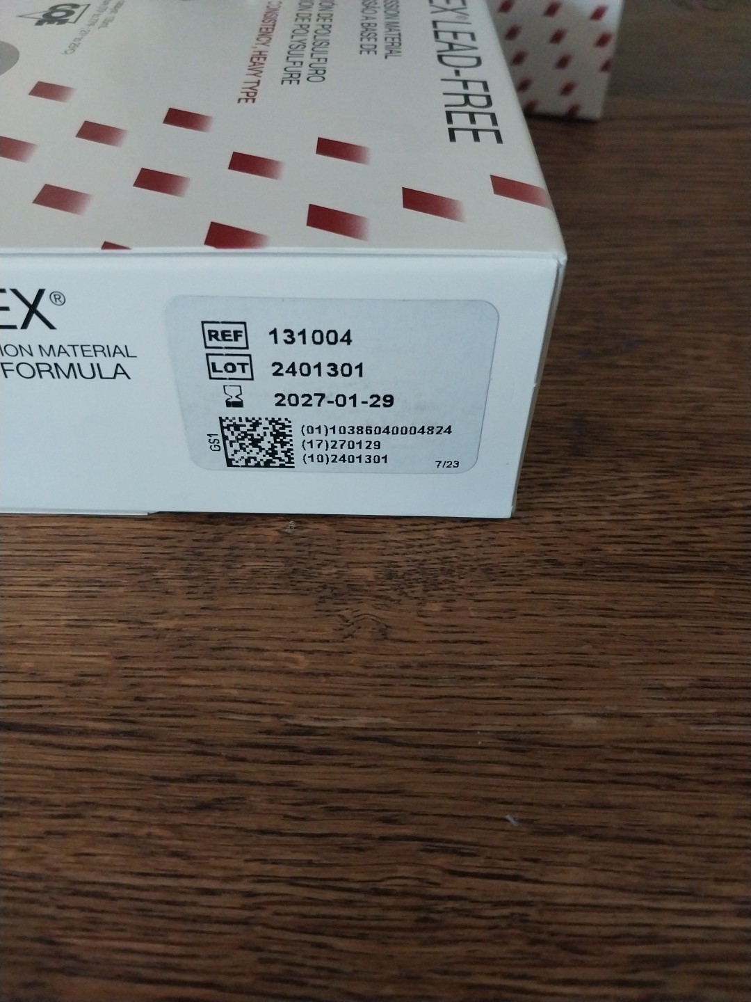 4-Type 1 Coe-Flex Regular Set Regular Body Impression Material Standard Package