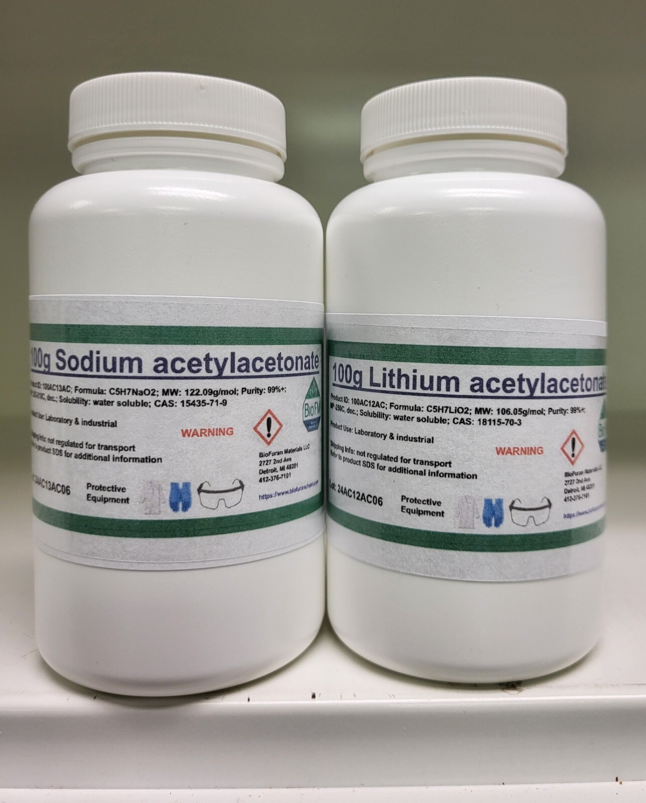 500g Sodium acetylacetonate (CAS 15435-71-9)