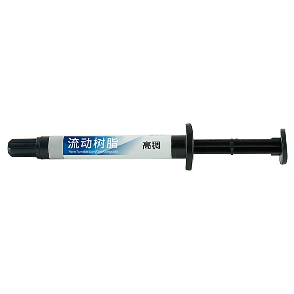 Dental 3g/Syringe Light curing Composite Flowable Resins Low Flow 4 shades A1