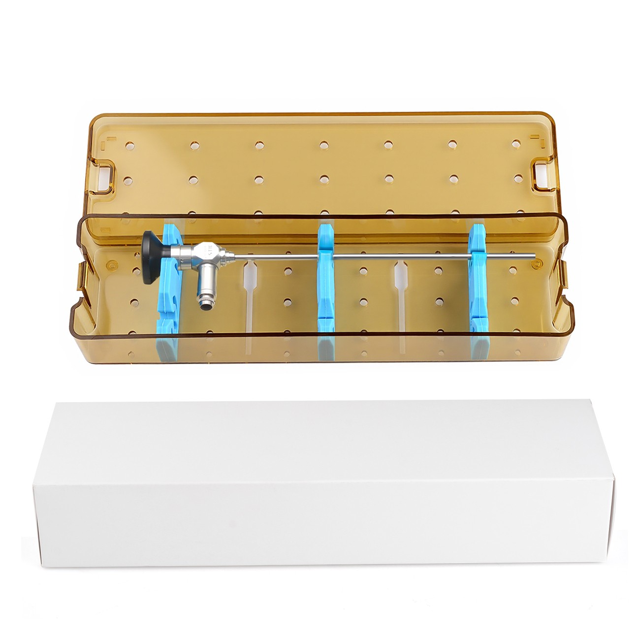 Small Size PPSU Endoscope Sterilization Tray Disinfection Box for Endoscope