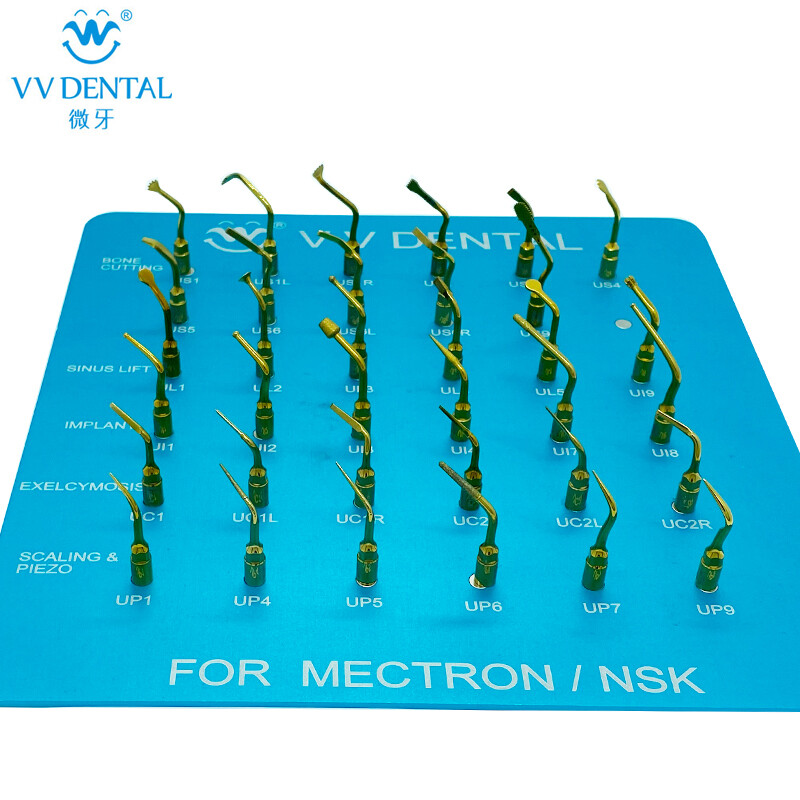 19 type Dental Piezo Surgery Tips Ultrasonic Scaling Bone Cutting fit NSK A++