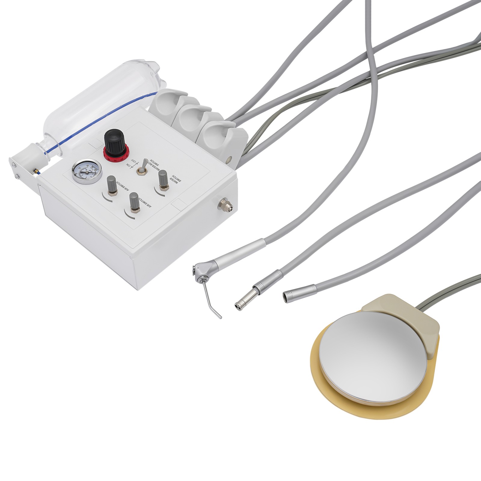 Wall Mounted Work Portable Dental Delivery Turbine Unit 4 Hole Dental Industrial