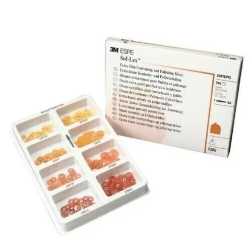 Dental soflex Contouring Polishing 240 Discs Kit 2380