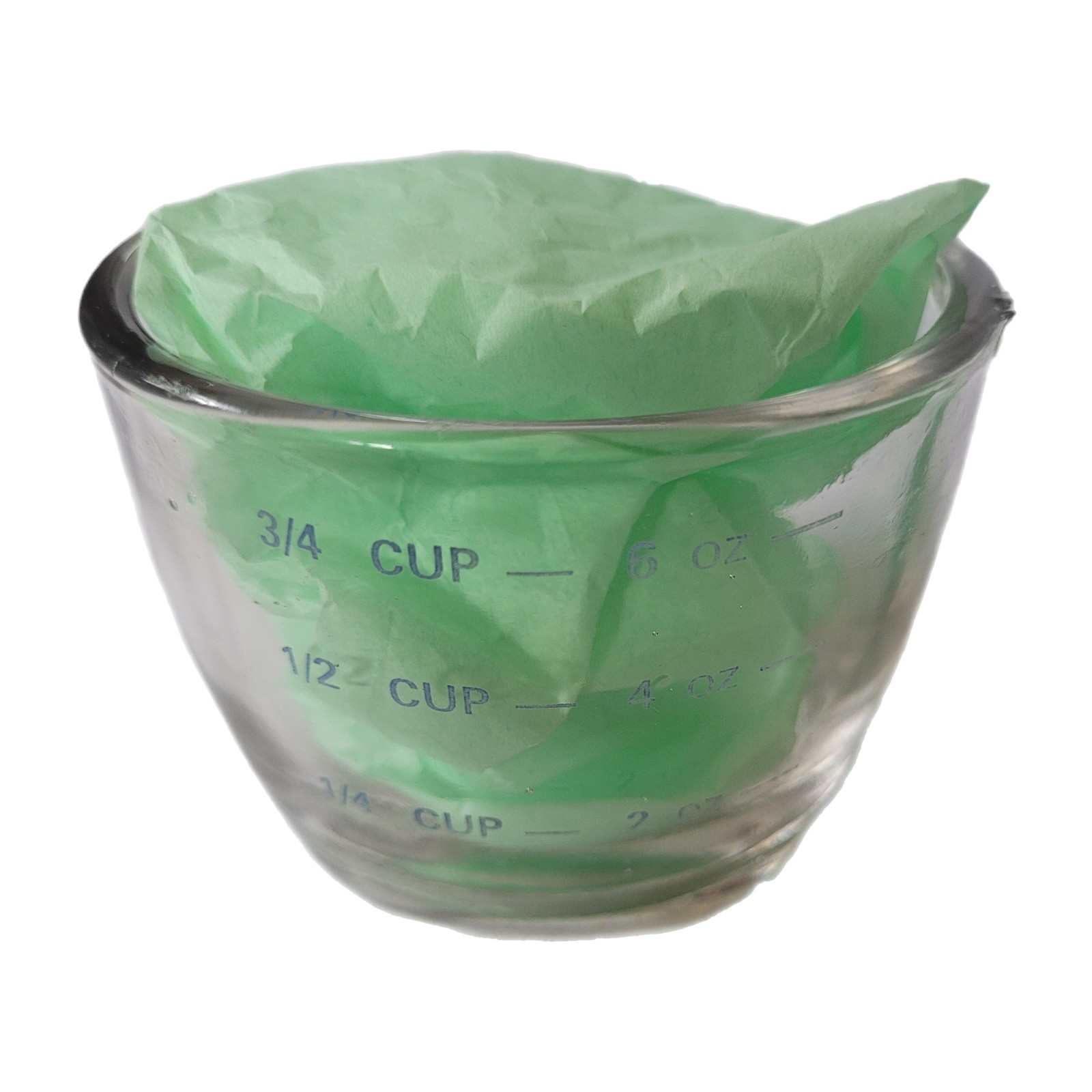 4 Piece Small Clear Glass Measuring Cups 200ml, 100ml, 50ml, 25ml