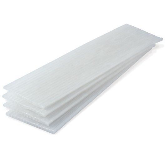 Modern Materials Utility Wax Strips – Large (11″ x .1875″) White, 75 pcs
