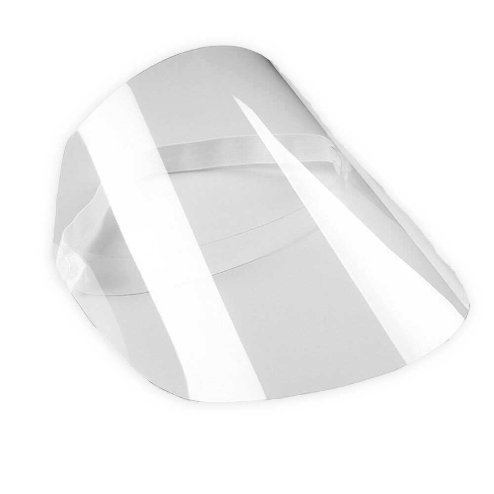 Full Safety Face Shield Guard Protector Mask Clear Head Band Elastic Reusable US