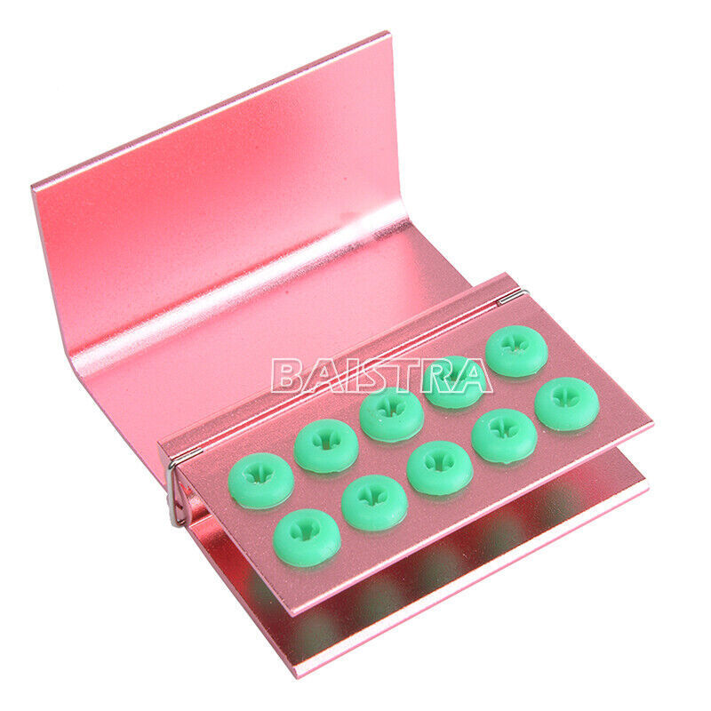 Dental Burs Holder Block 10 Holes/16 Holes with Silicon Cover FG RA Autoclavable