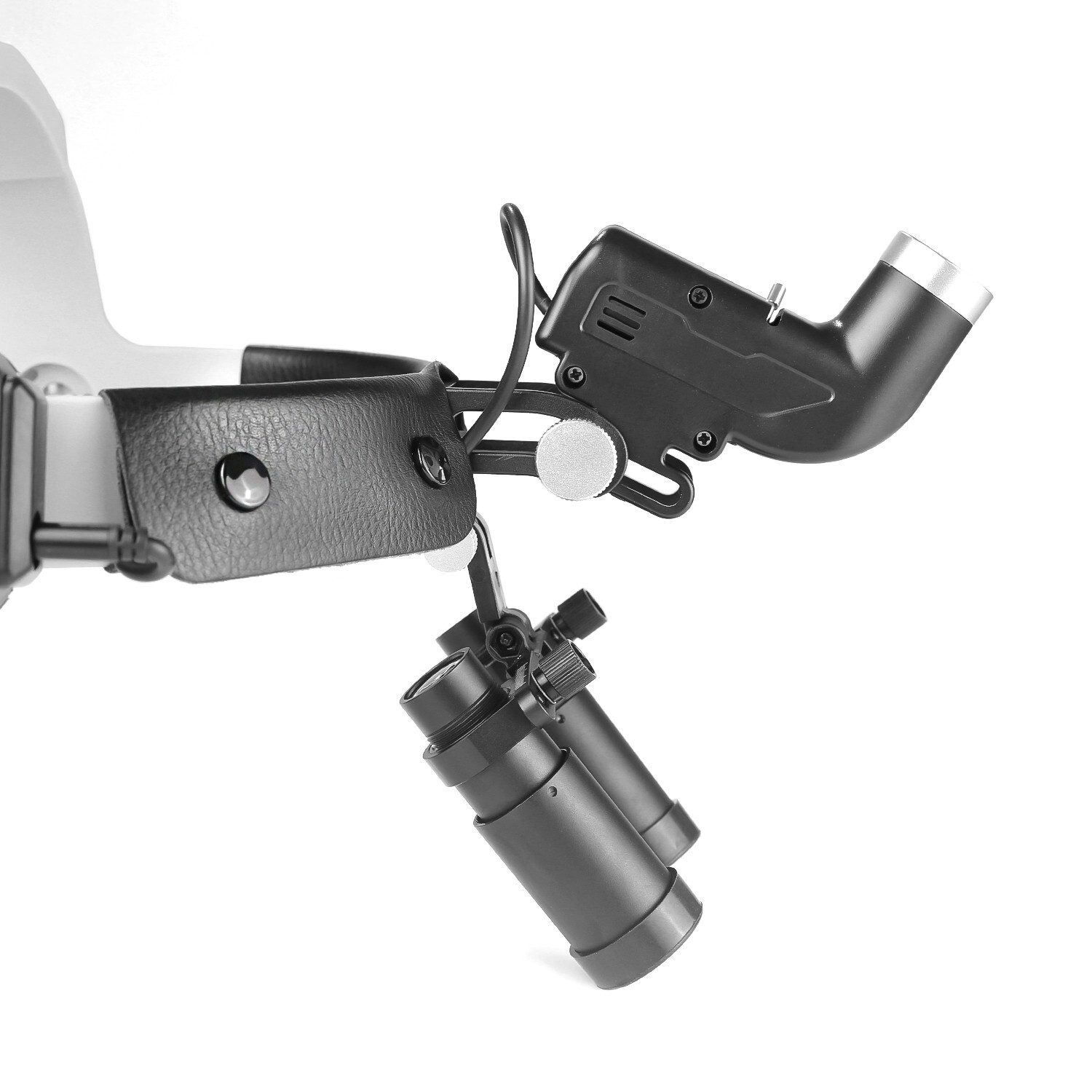 Dental Loupes Headlight 6X Magnifier Binoculars 5W LED High Spot Headlight US