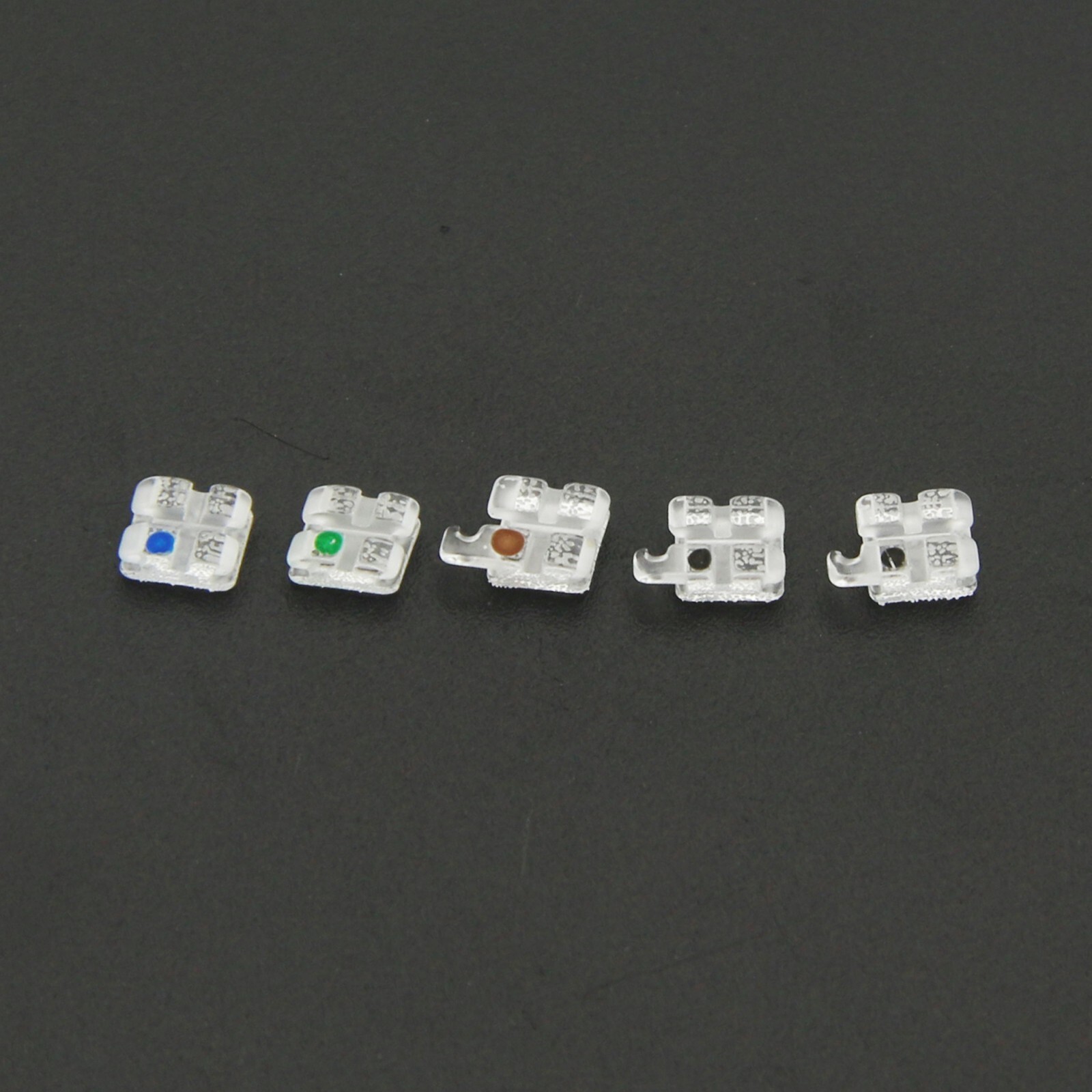 STAR ABSOLUTE Orthodontic Sapphire Brackets Monocystalline Clear Braces MBT 022