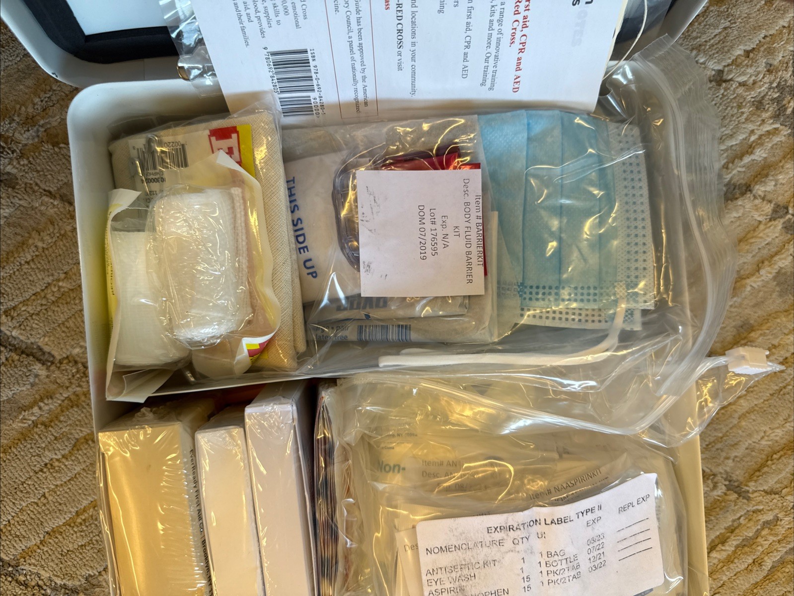 Rare! NOS USFS Type II First Aid Kit Forest Service Emergency Medical 08/19 FULL