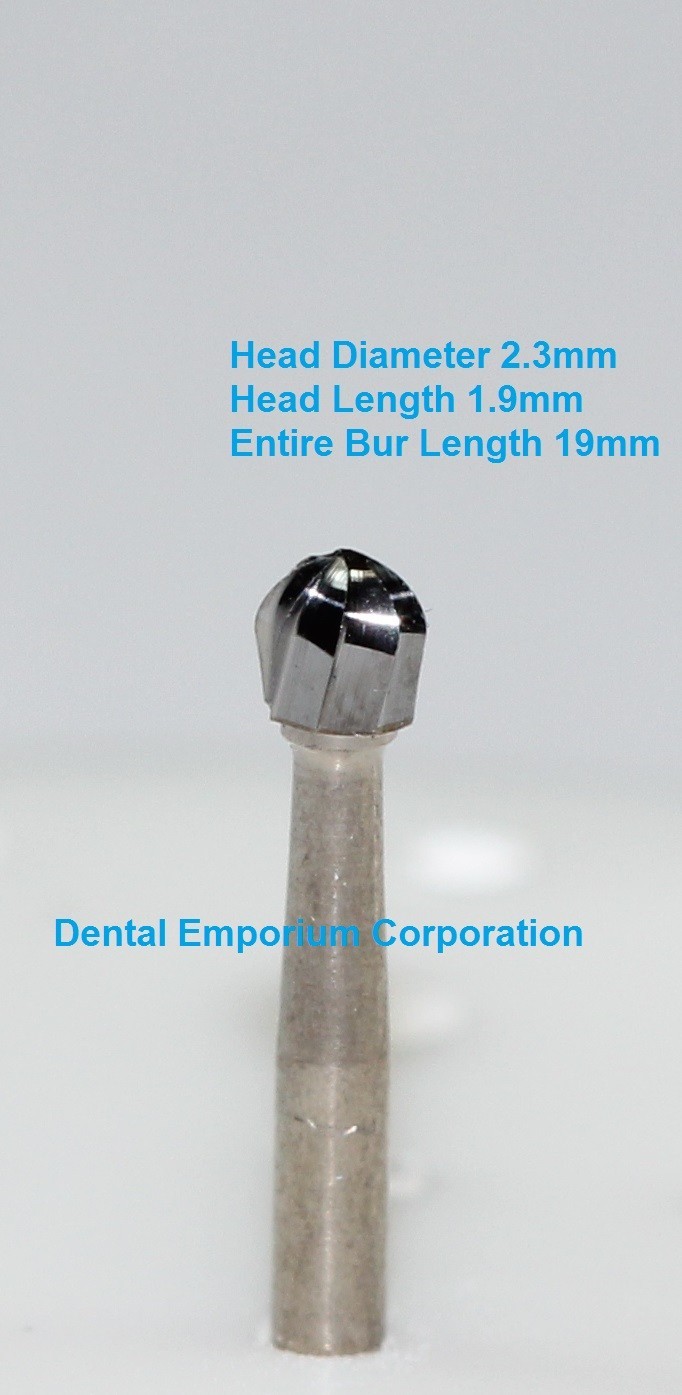 Dental Carbide Burs FG #8 Round for High Speed Handpiece 10 per package